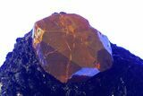 Fluorescent Zircon Crystal in Biotite Schist - Norway #175870-3